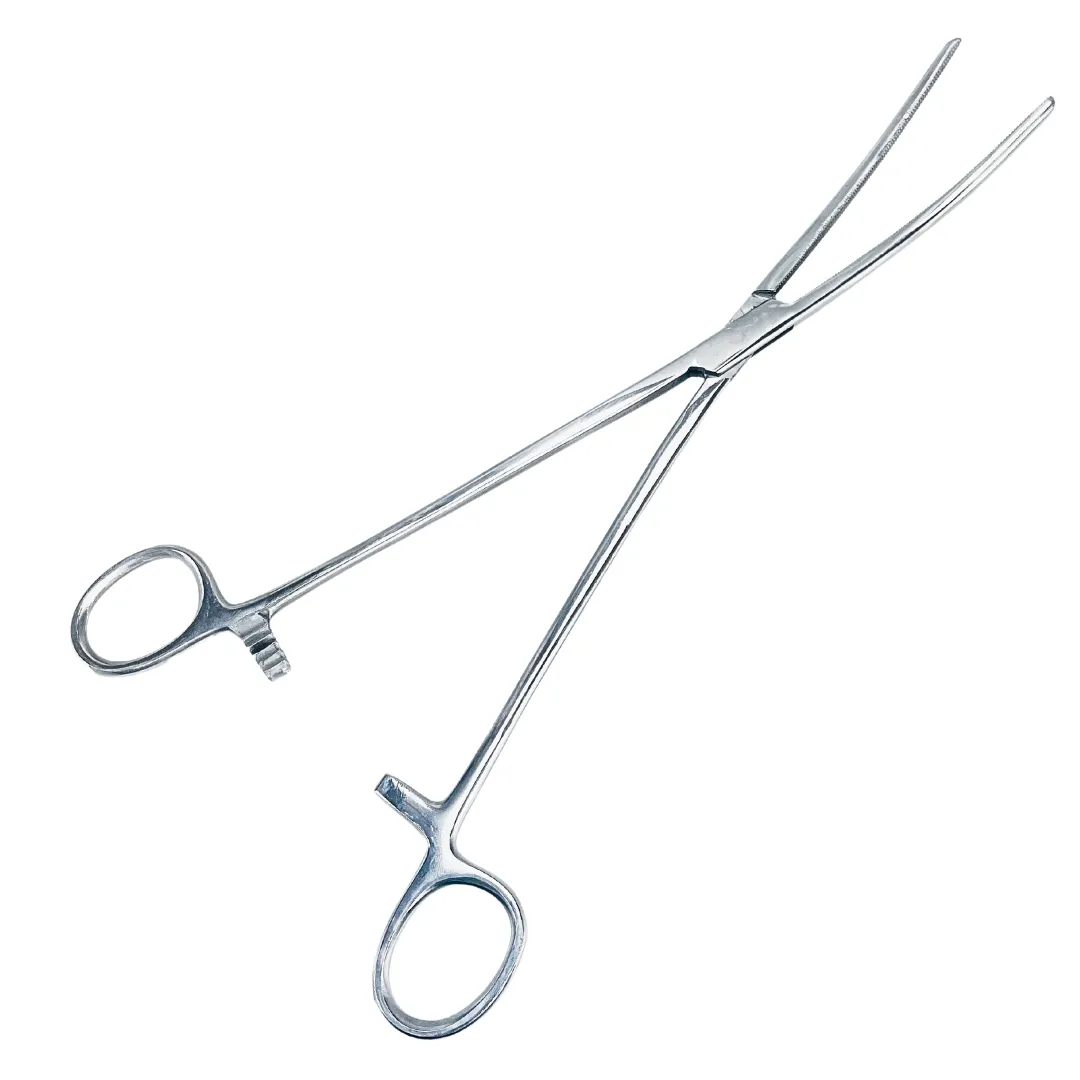12" Curved Tip Stainless Steel Hemostat  - S3-03296