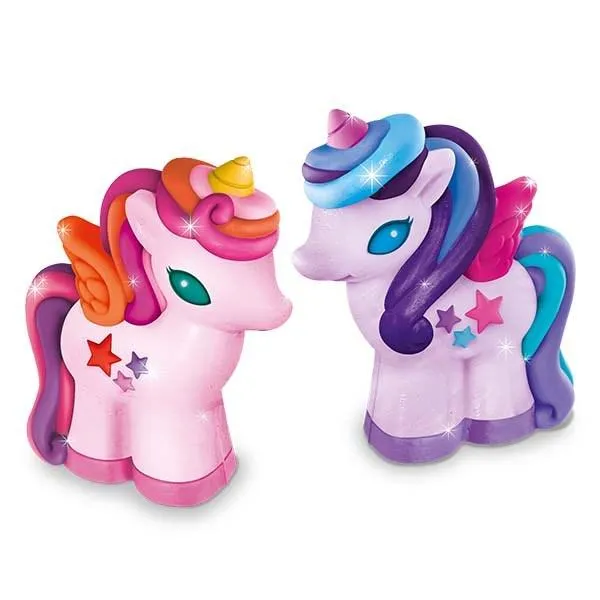 3D Mould and Paint Glitter Unicorns