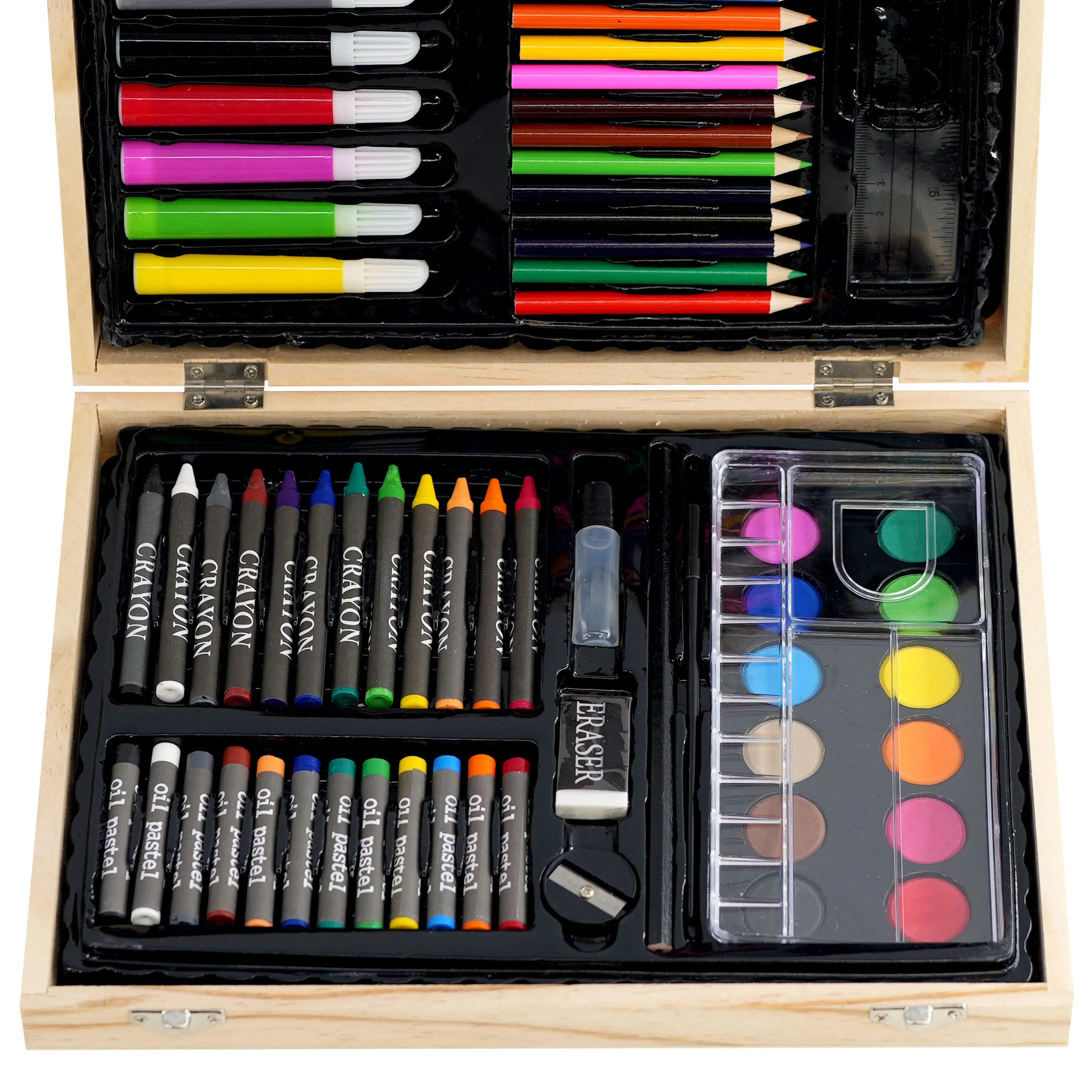 67 Pieces Art Set in a Wooden Case