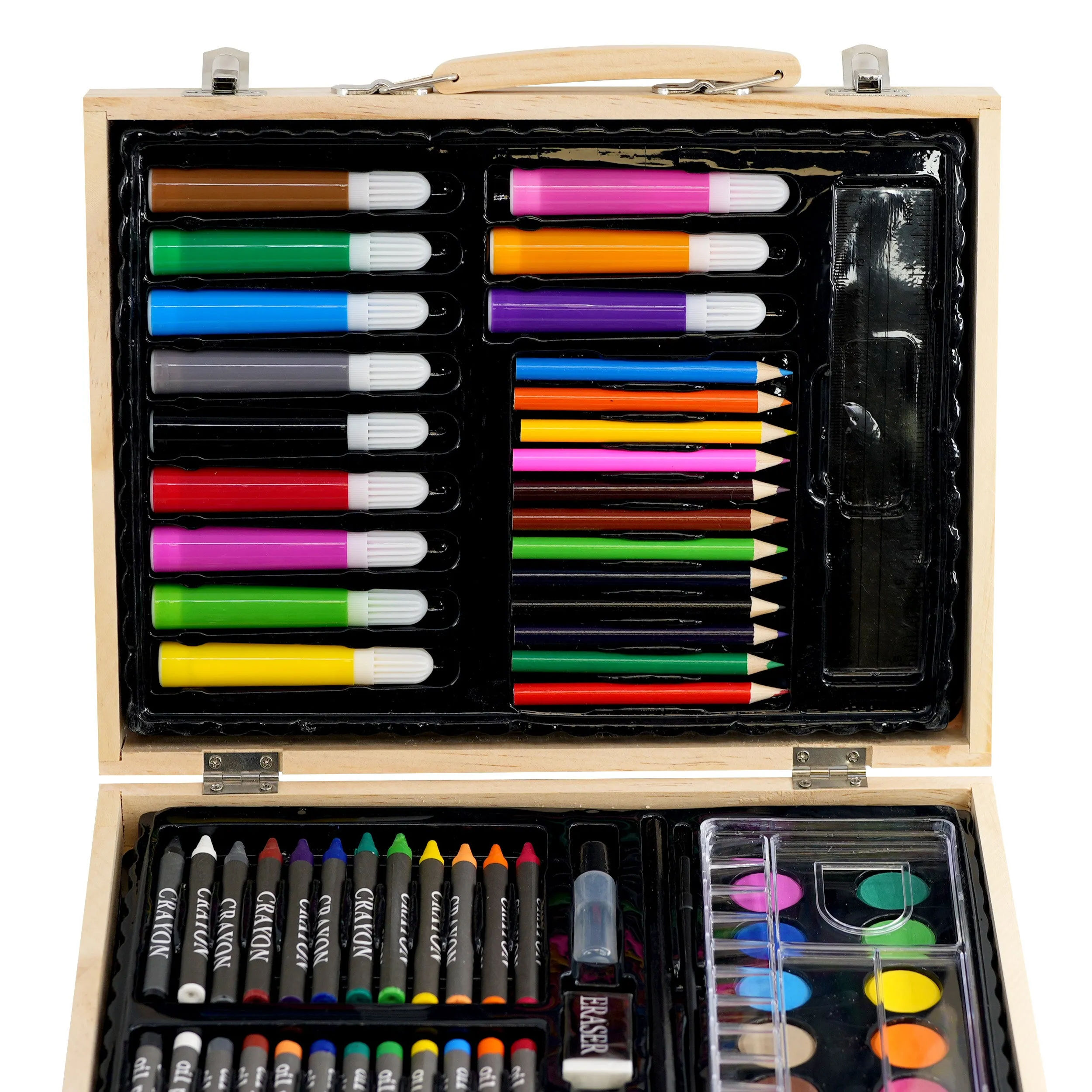 67 Pieces Art Set in a Wooden Case