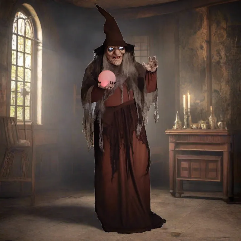 68" Digit Eye Soothsayer Witch Animated Prop
