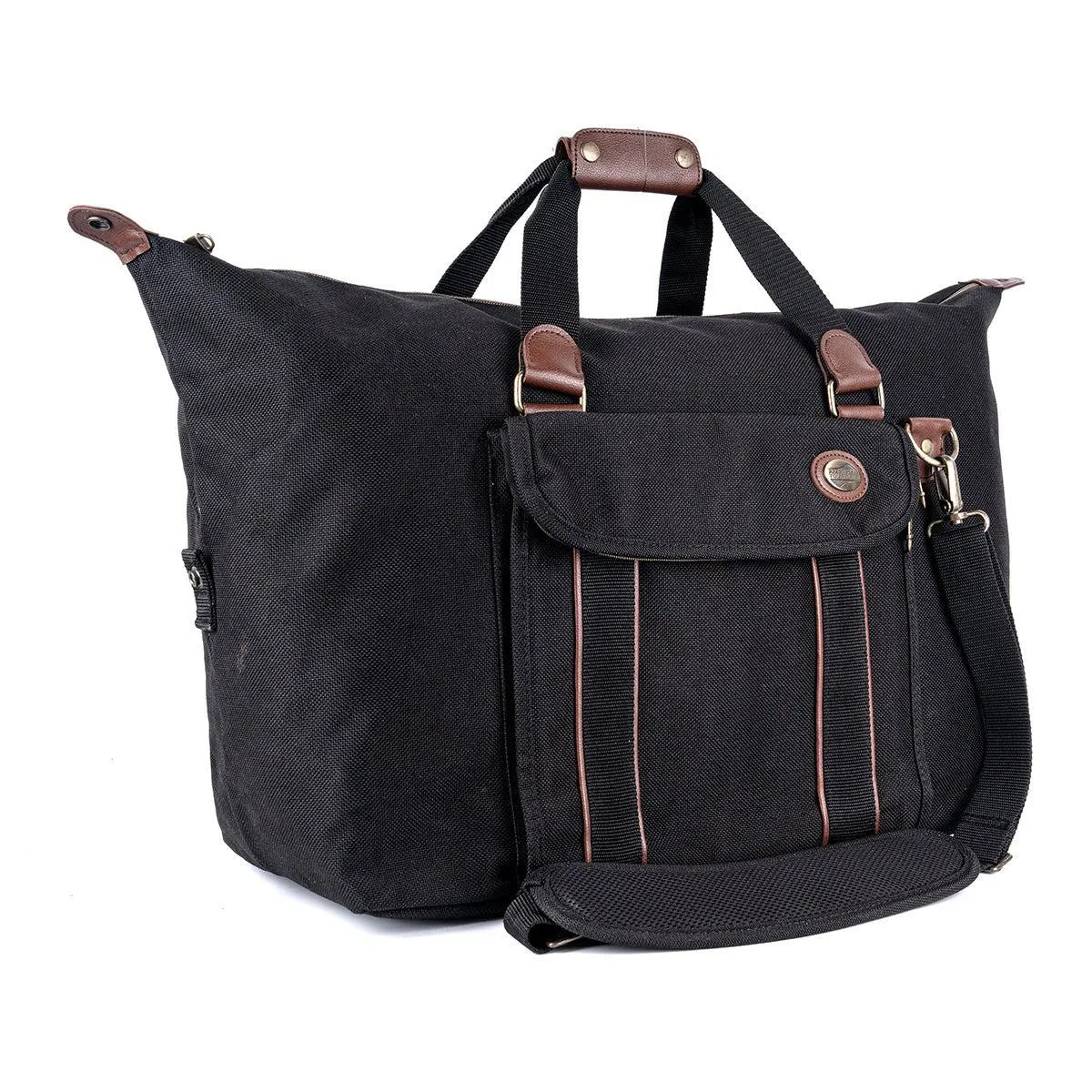 American Tourister Weekend Duffel Bags Fabric Black Colour For Women