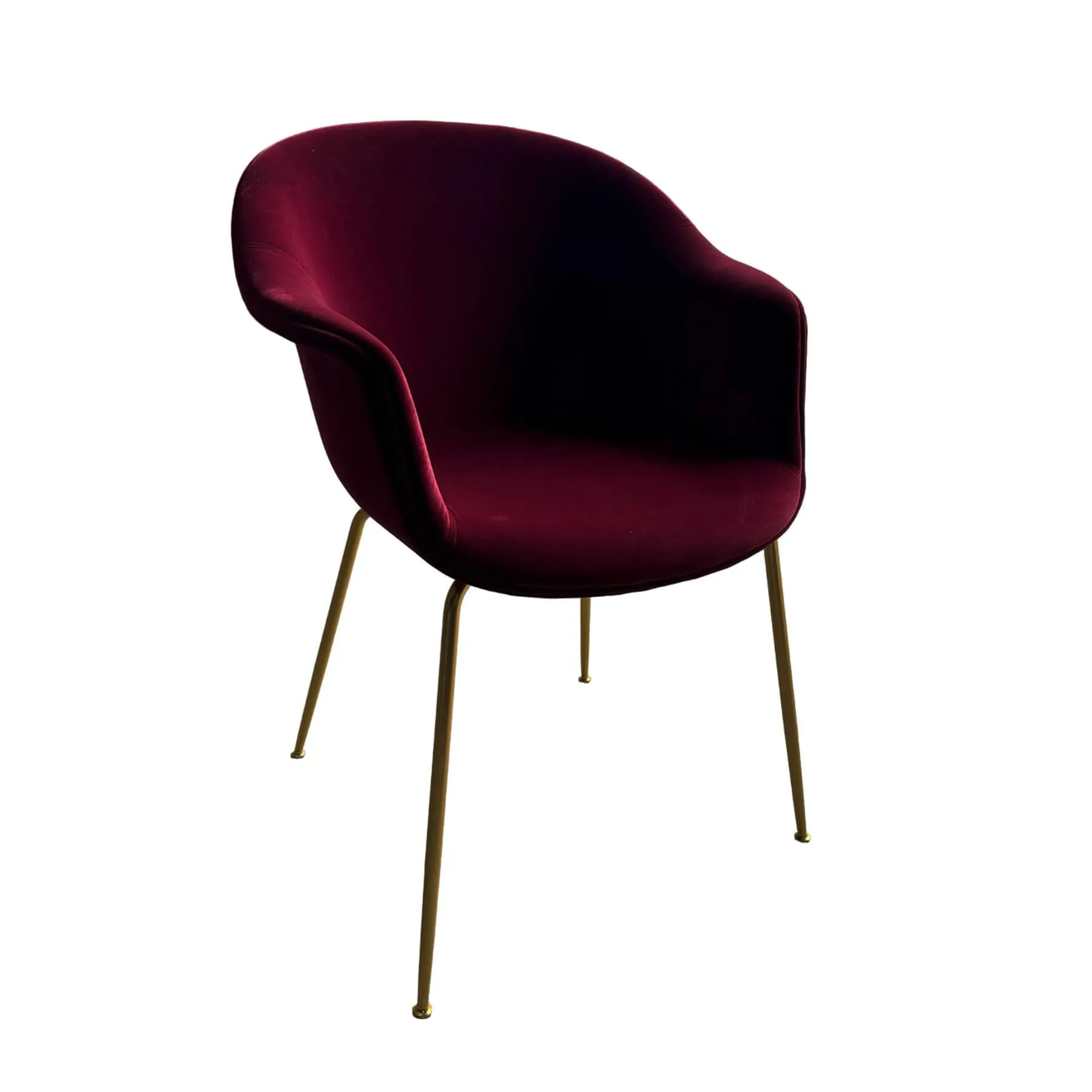 B-Stock Gubi Bat Chair - Red Velvet Dandy 202