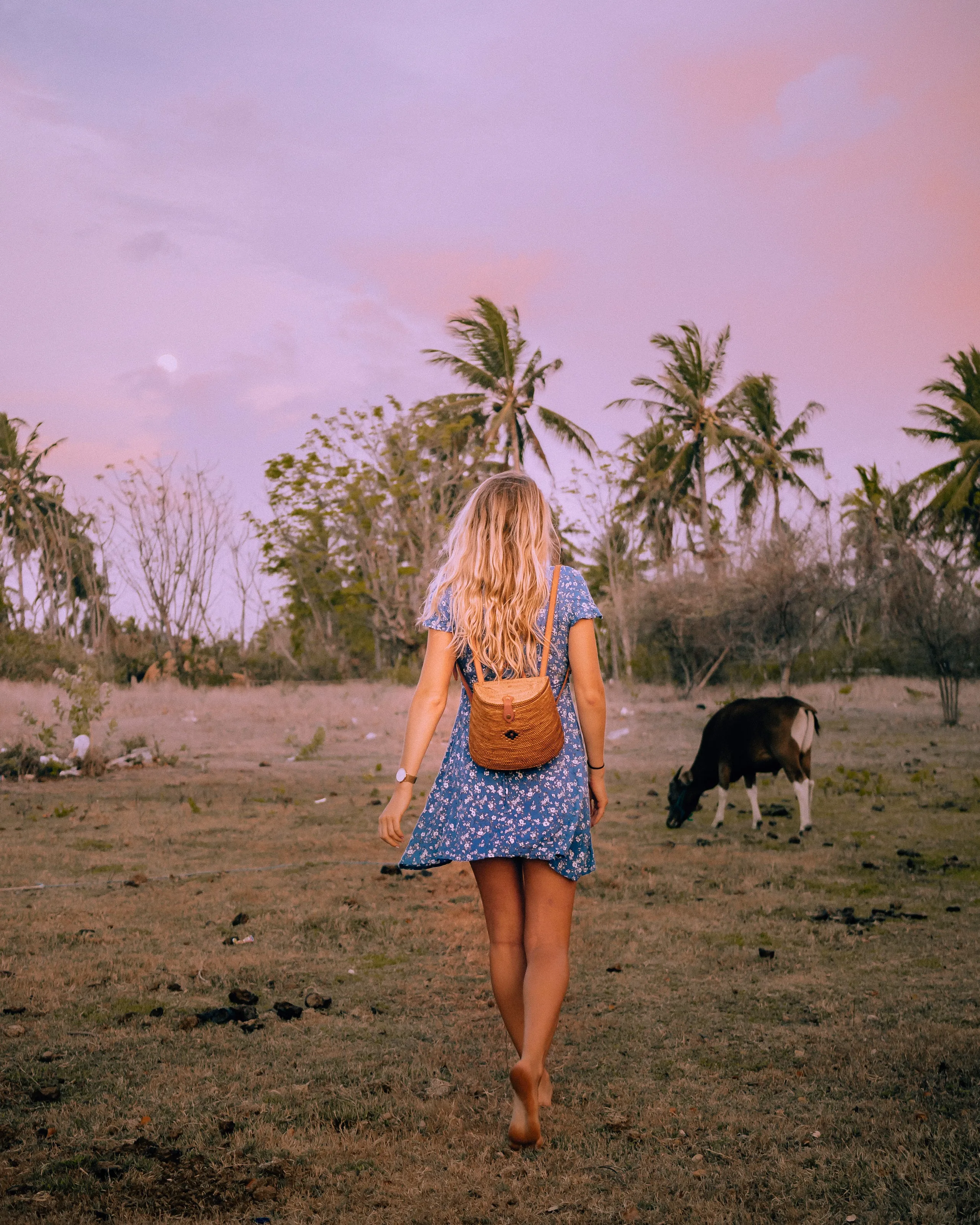 Bingin Rattan Mini Backpack