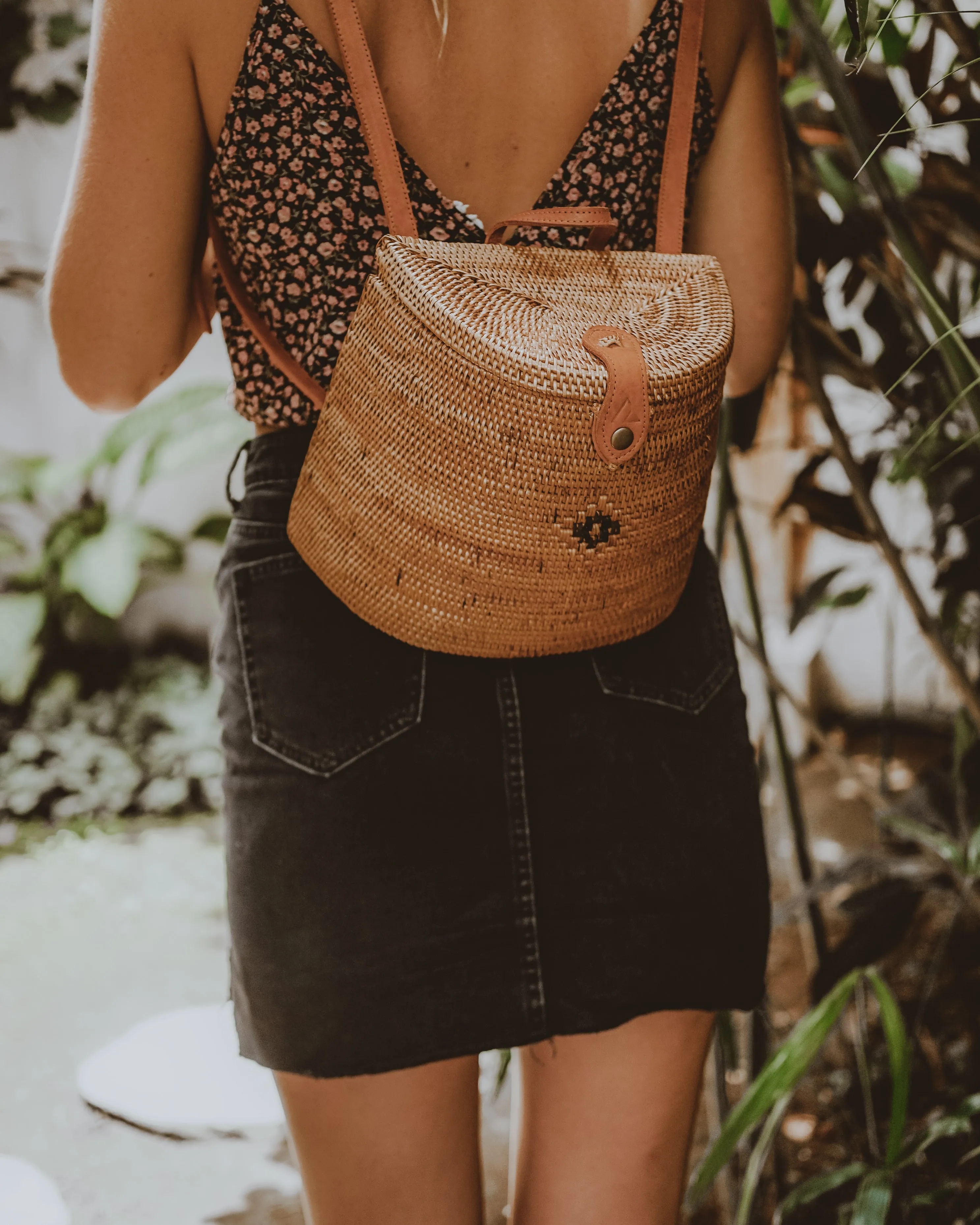 Bingin Rattan Mini Backpack