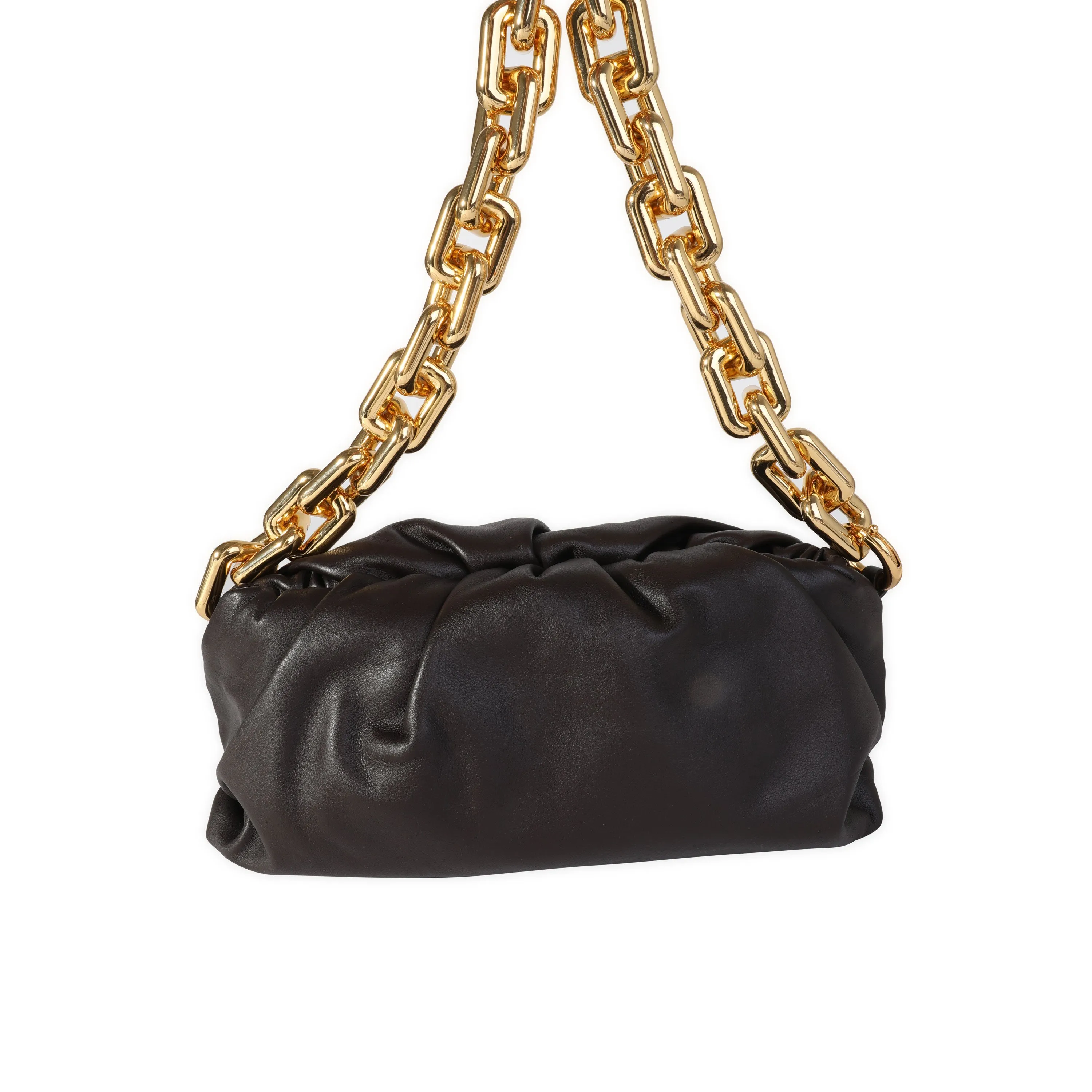 BOTTEGA VENETA Fondant Calfskin Chain Pouch