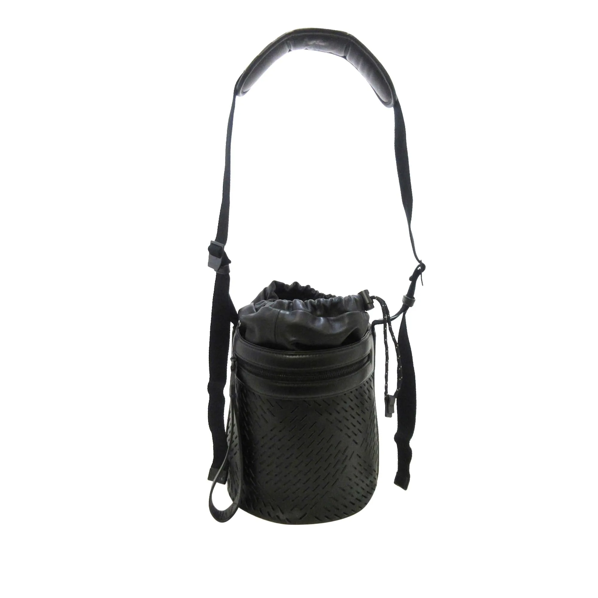 Bottega Veneta Perforated Leather Messenger Bag (SHG-G3GAmR)