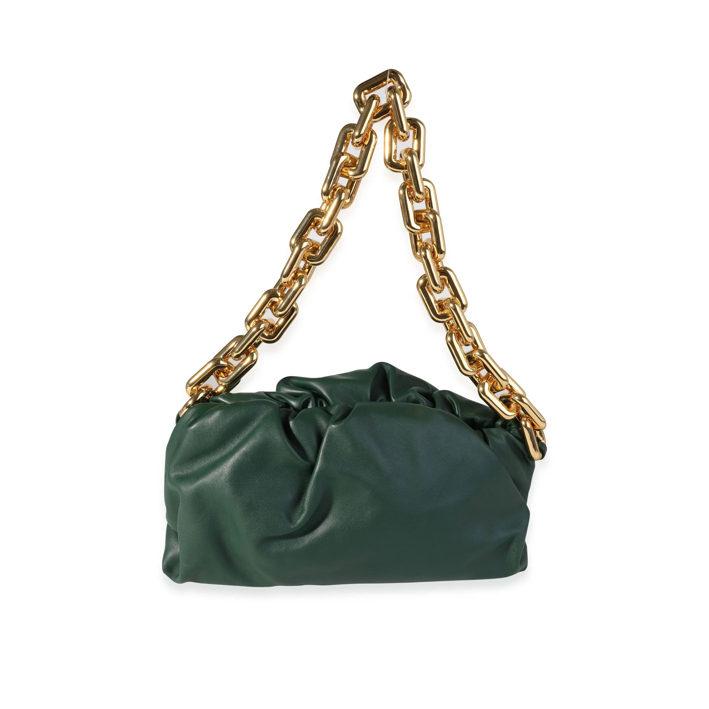 BOTTEGA VENETA Raintree Calfskin Chain Pouch