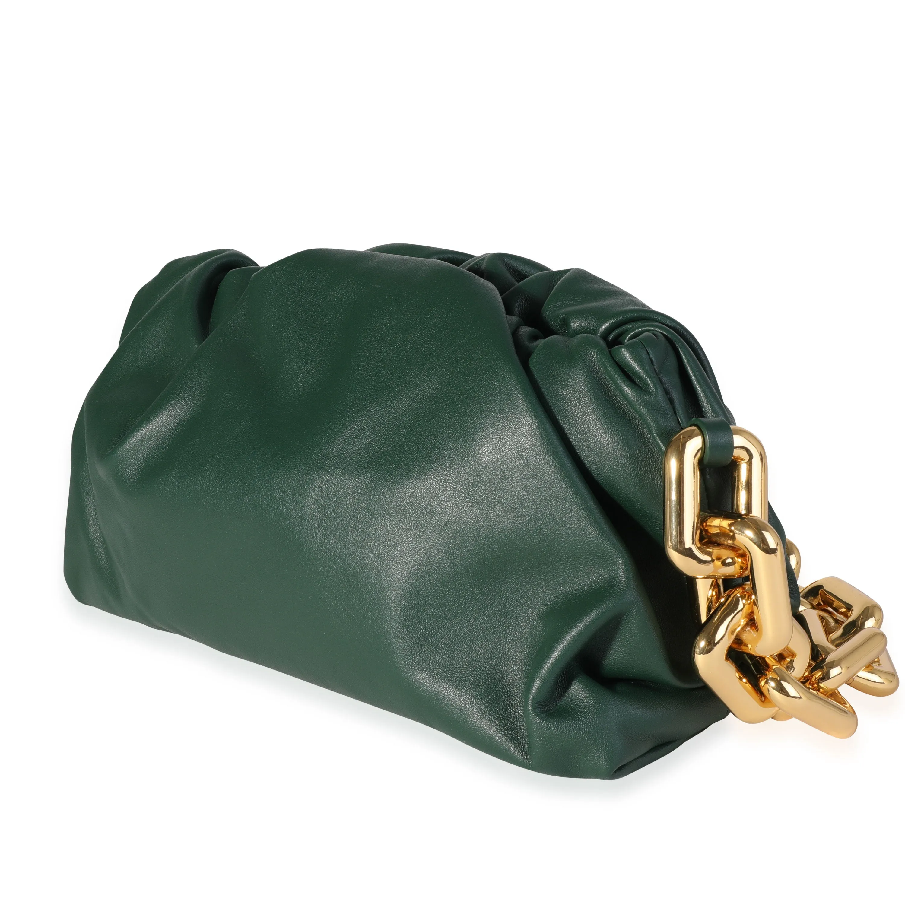 BOTTEGA VENETA Raintree Calfskin Chain Pouch
