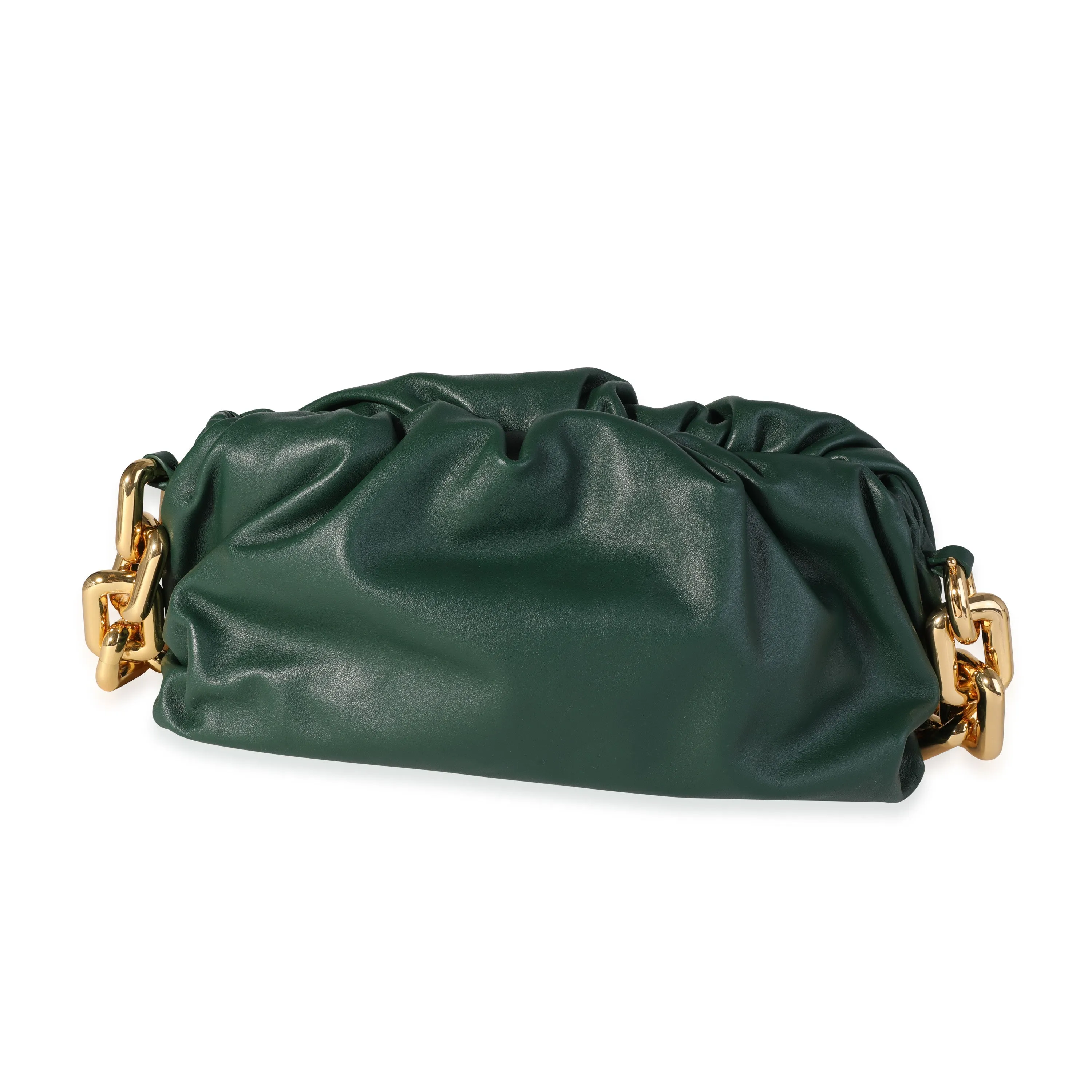 BOTTEGA VENETA Raintree Calfskin Chain Pouch