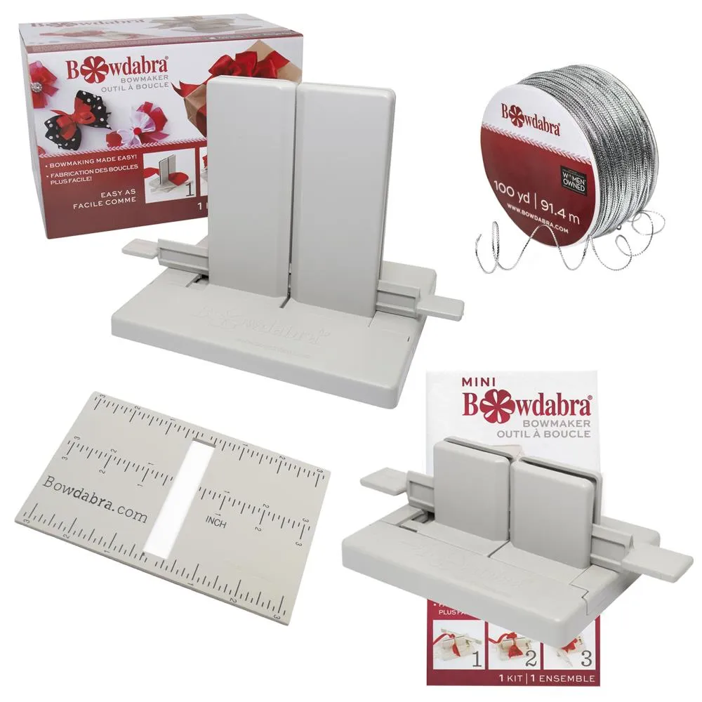 Bowdabra Bow Maker And Craft Tool Combo Pack
