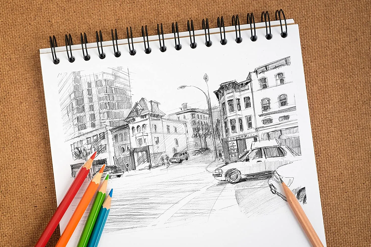 Clairefontaine A4 Wirebound Sketch Pad 90gsm 100 Sheets White Paper 96604C