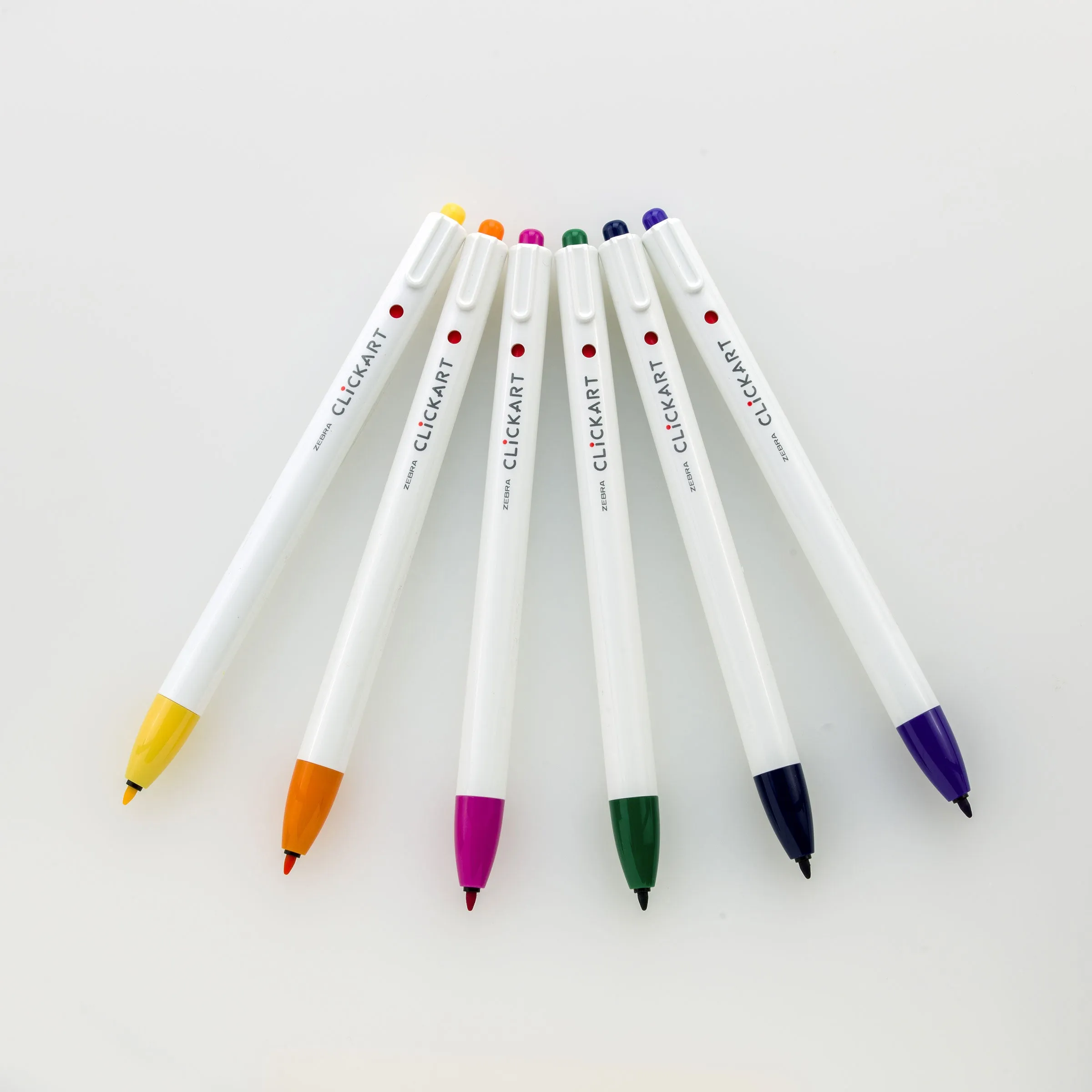 CLiCKART Retractable Felt Tip Marker