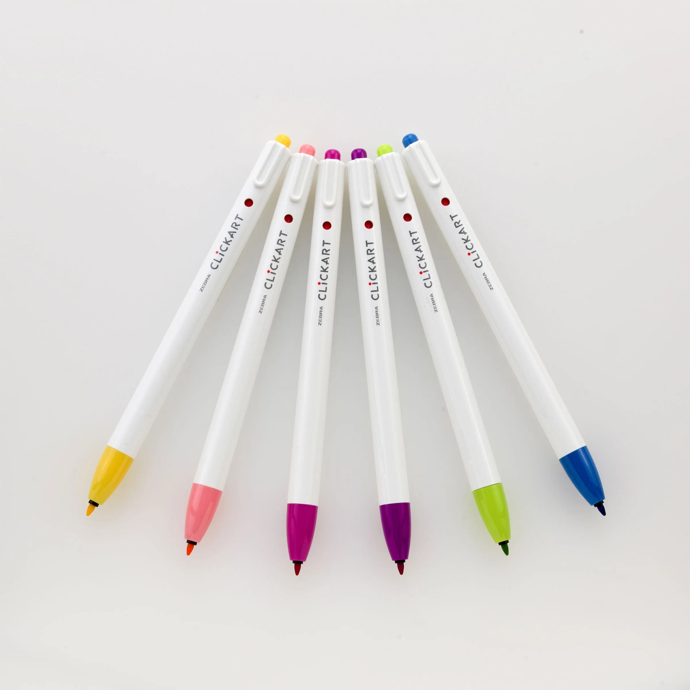 CLiCKART Retractable Felt Tip Marker