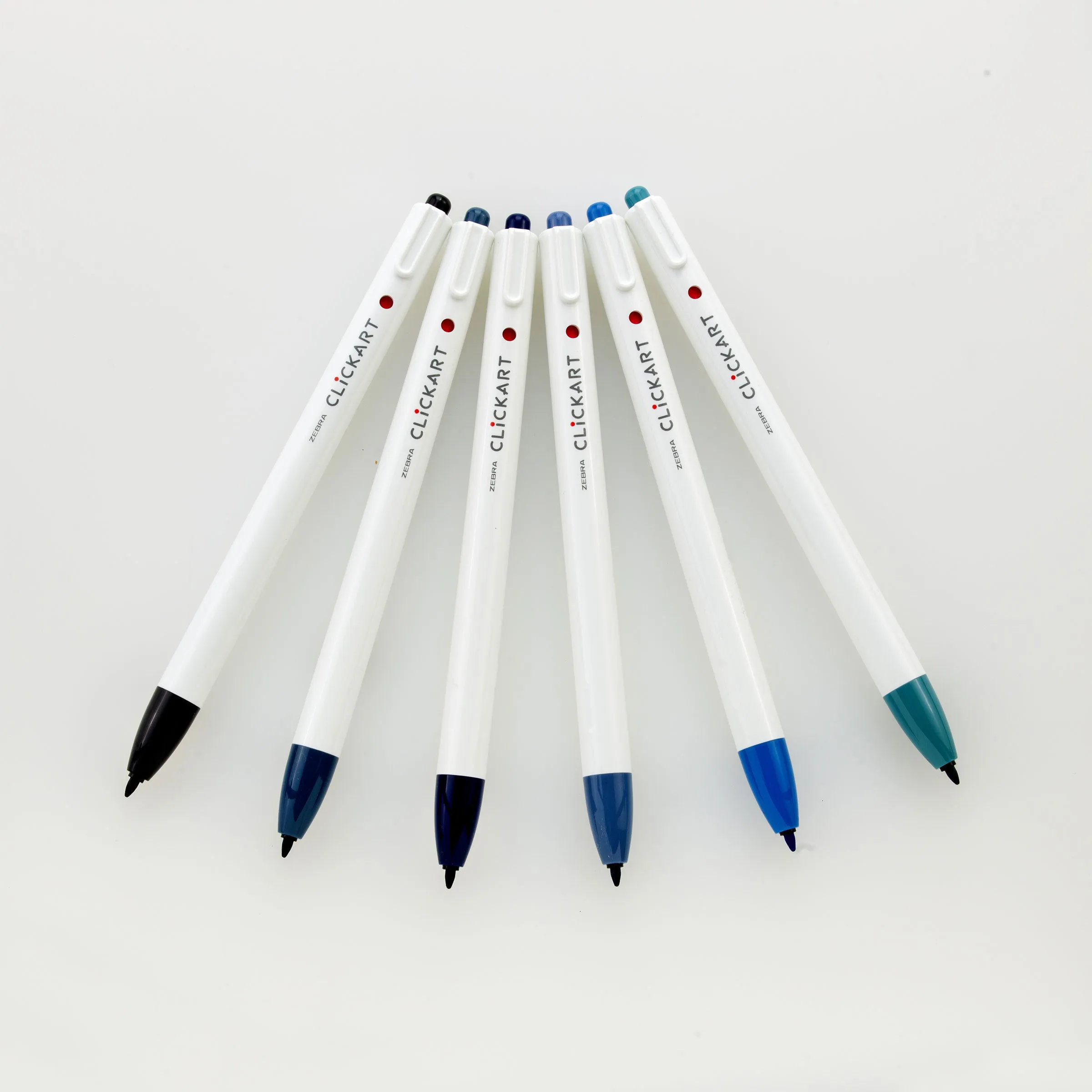 CLiCKART Retractable Felt Tip Marker