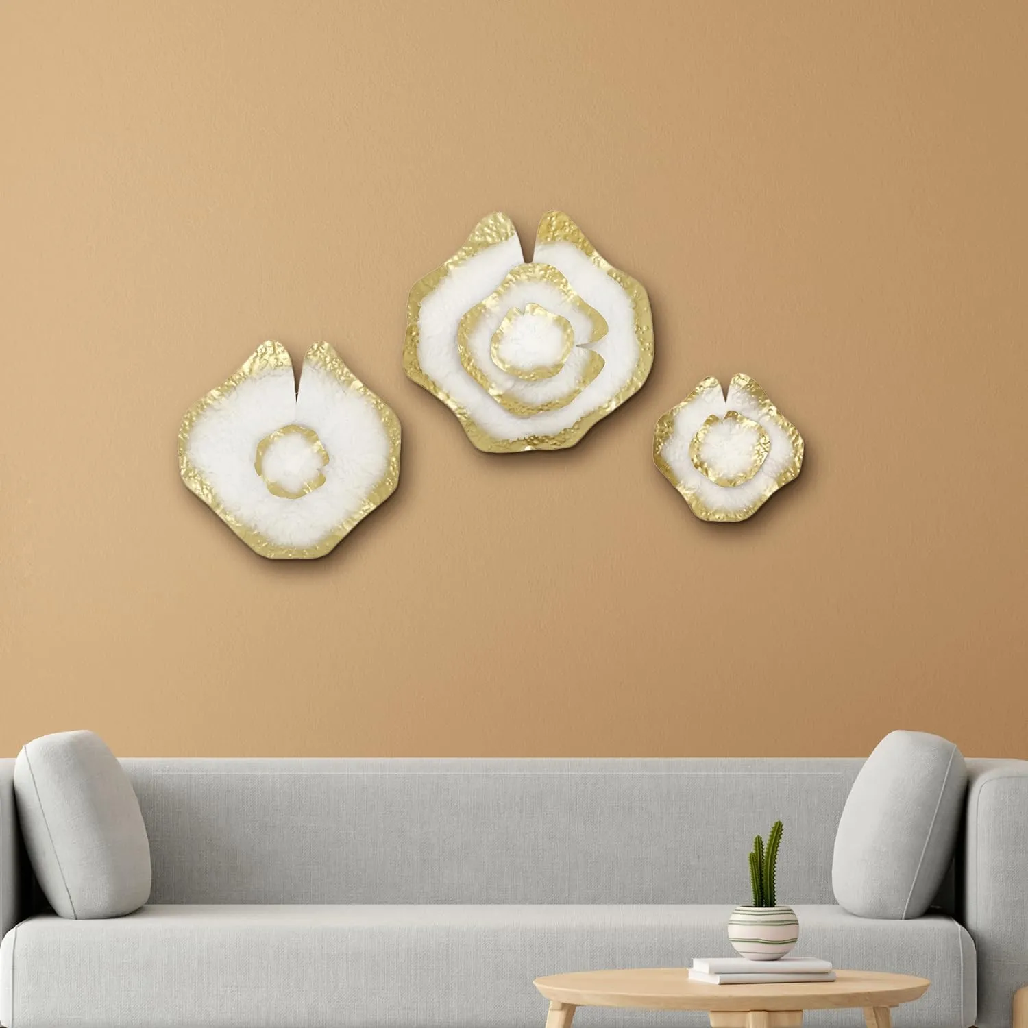 Cocovey Homes Luxurious circular wall florals Showpiece for Home Décor
