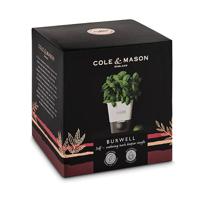 Cole & Mason Self Watering Herb Keeper Single