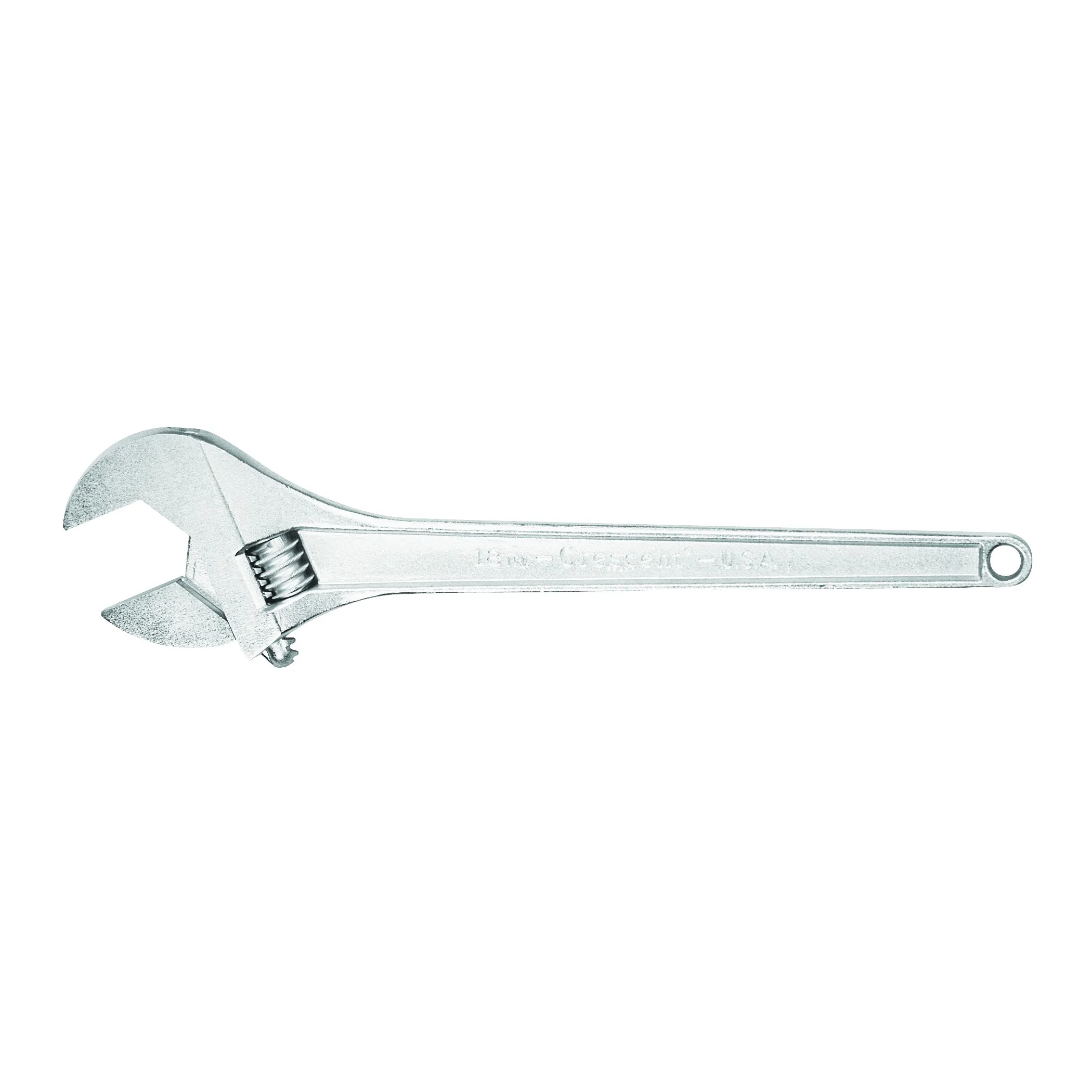 Crescent AC115 Adjustable Wrench, 15 in OAL, 1.688 in Jaw, Steel, Chrome, I-Beam Handle