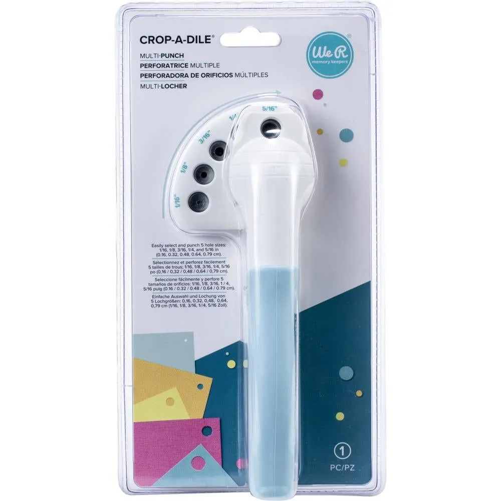 Crop-A-Dile Multi-Punch 5 Size Hole Punch