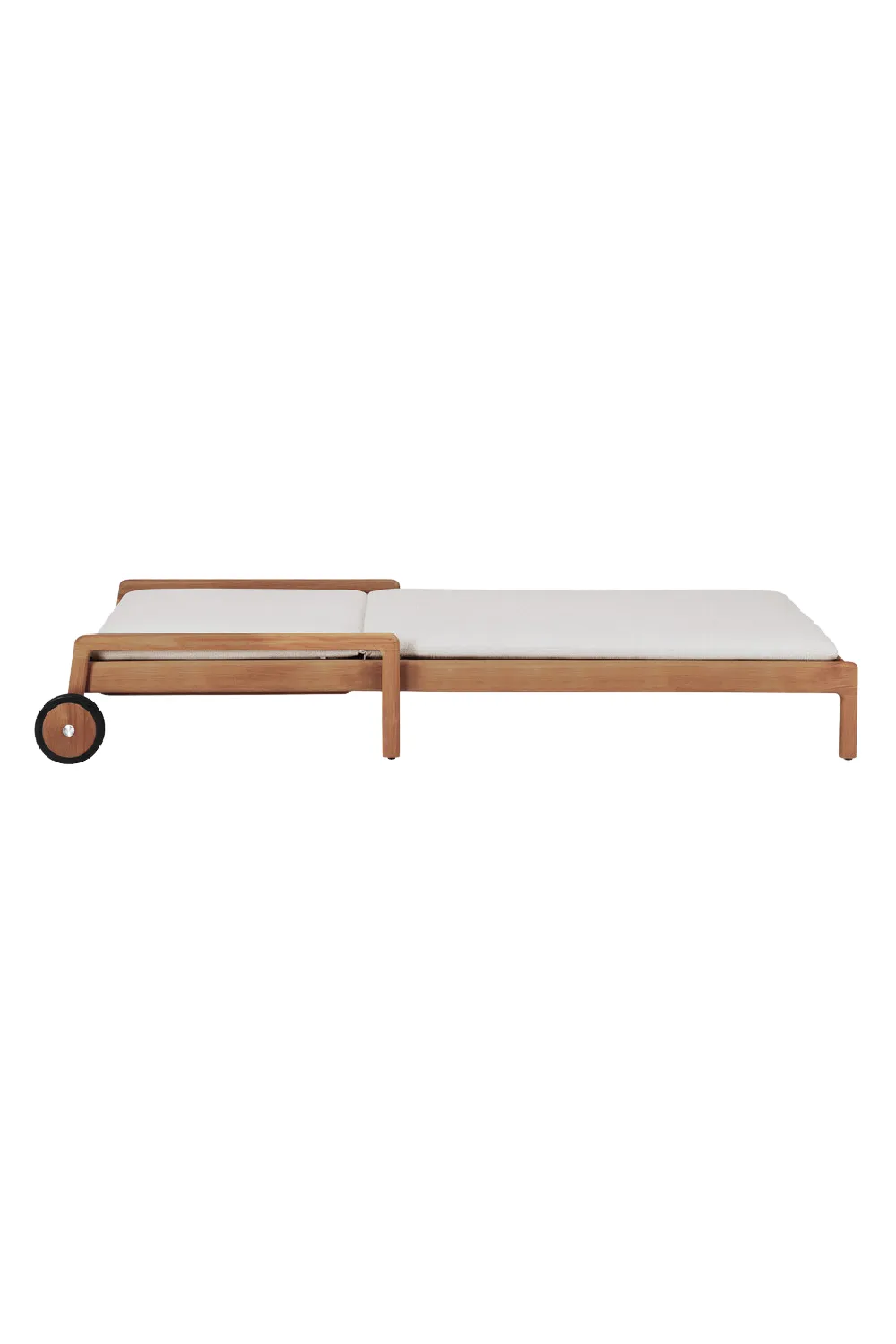Cushioned Outdoor Adjustable Lounger | Ethnicraft Jack