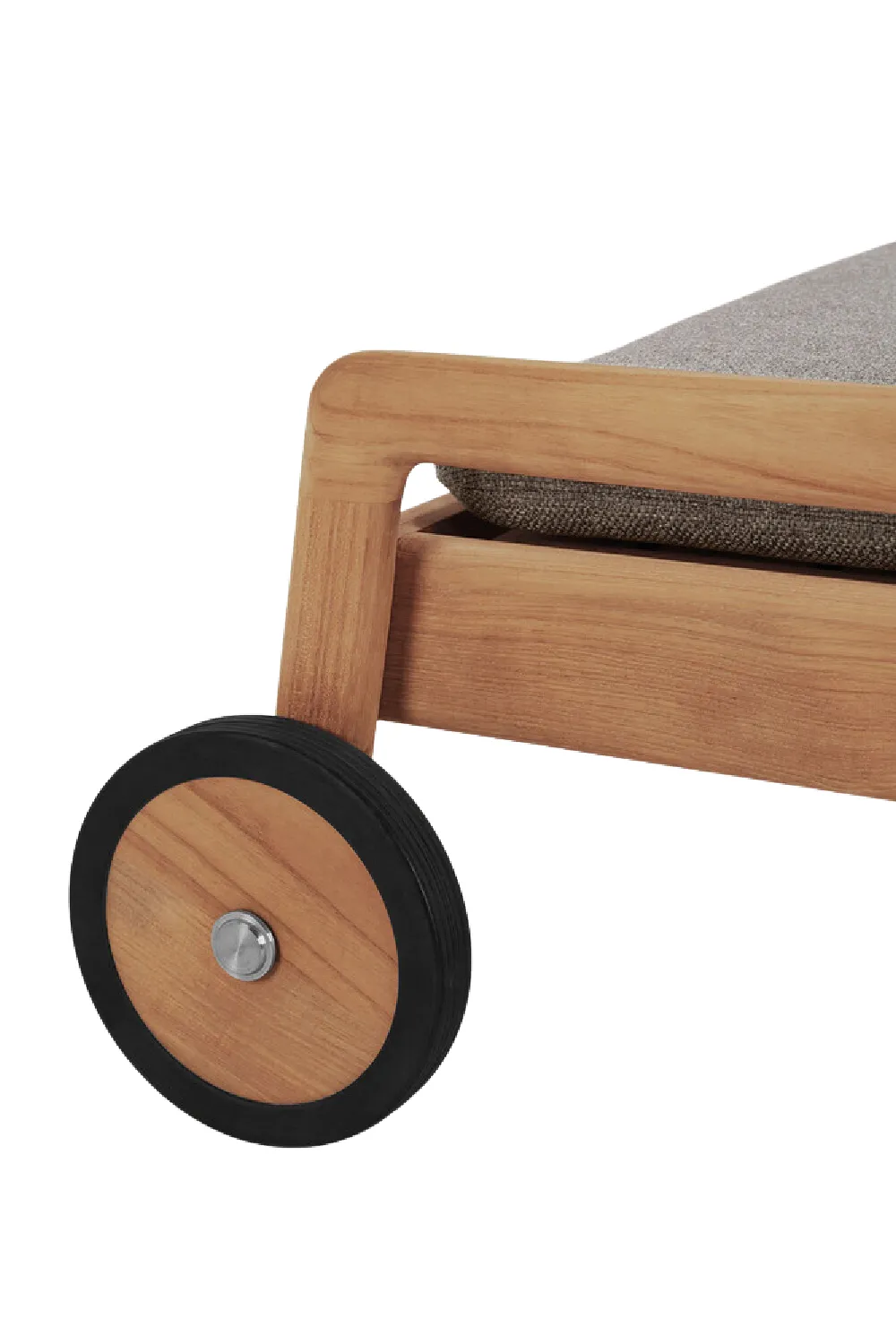 Cushioned Outdoor Adjustable Lounger | Ethnicraft Jack