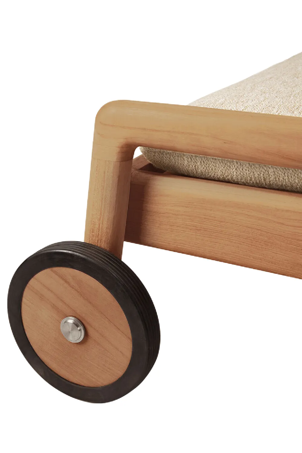 Cushioned Outdoor Adjustable Lounger | Ethnicraft Jack
