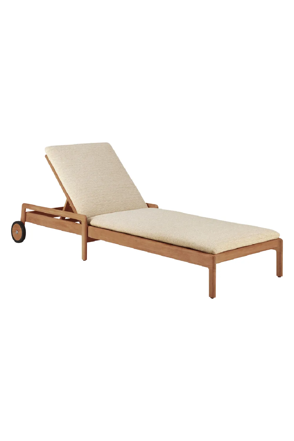 Cushioned Outdoor Adjustable Lounger | Ethnicraft Jack