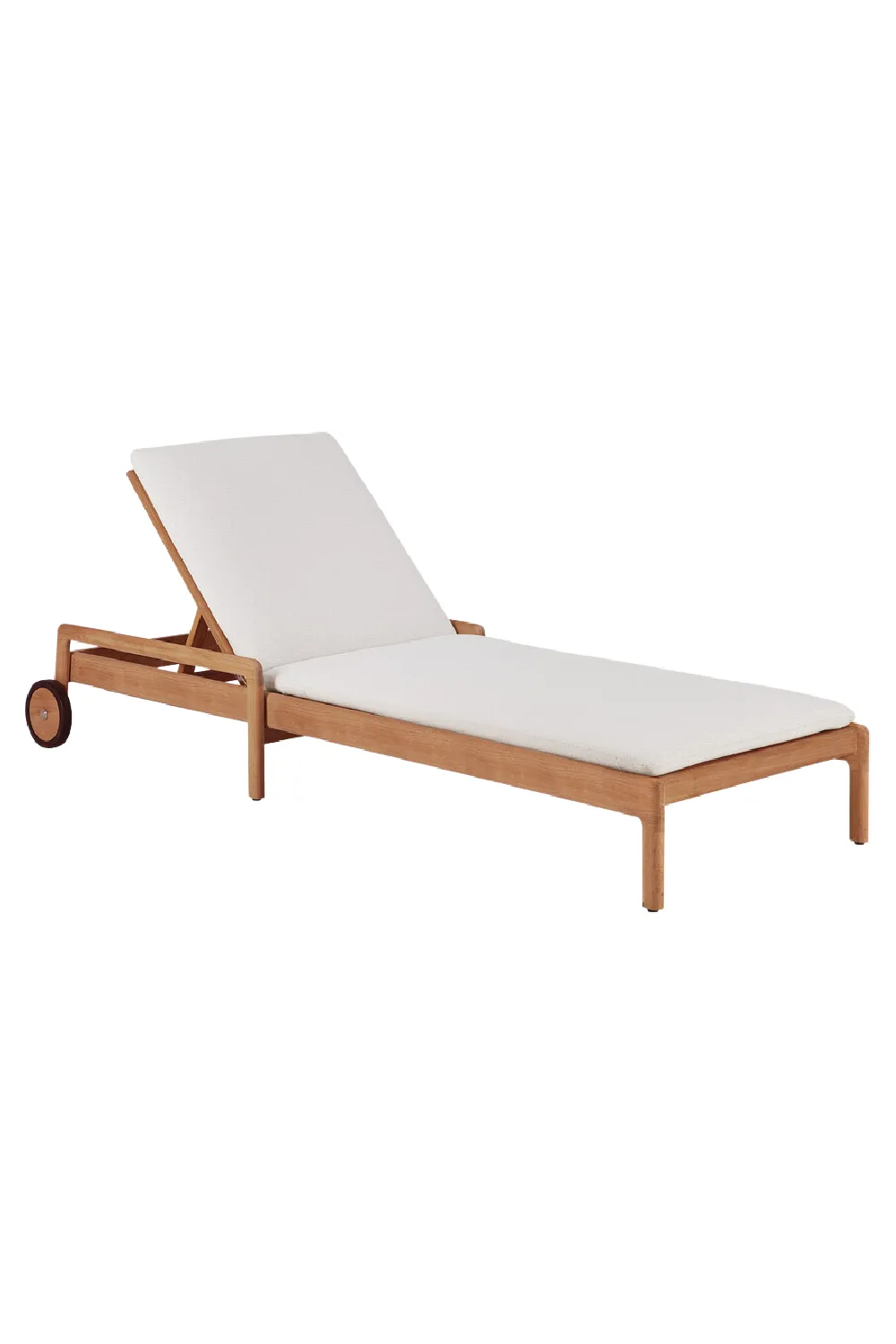 Cushioned Outdoor Adjustable Lounger | Ethnicraft Jack