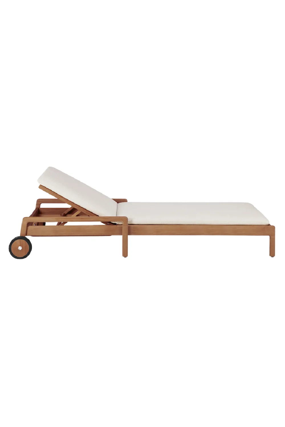 Cushioned Outdoor Adjustable Lounger | Ethnicraft Jack