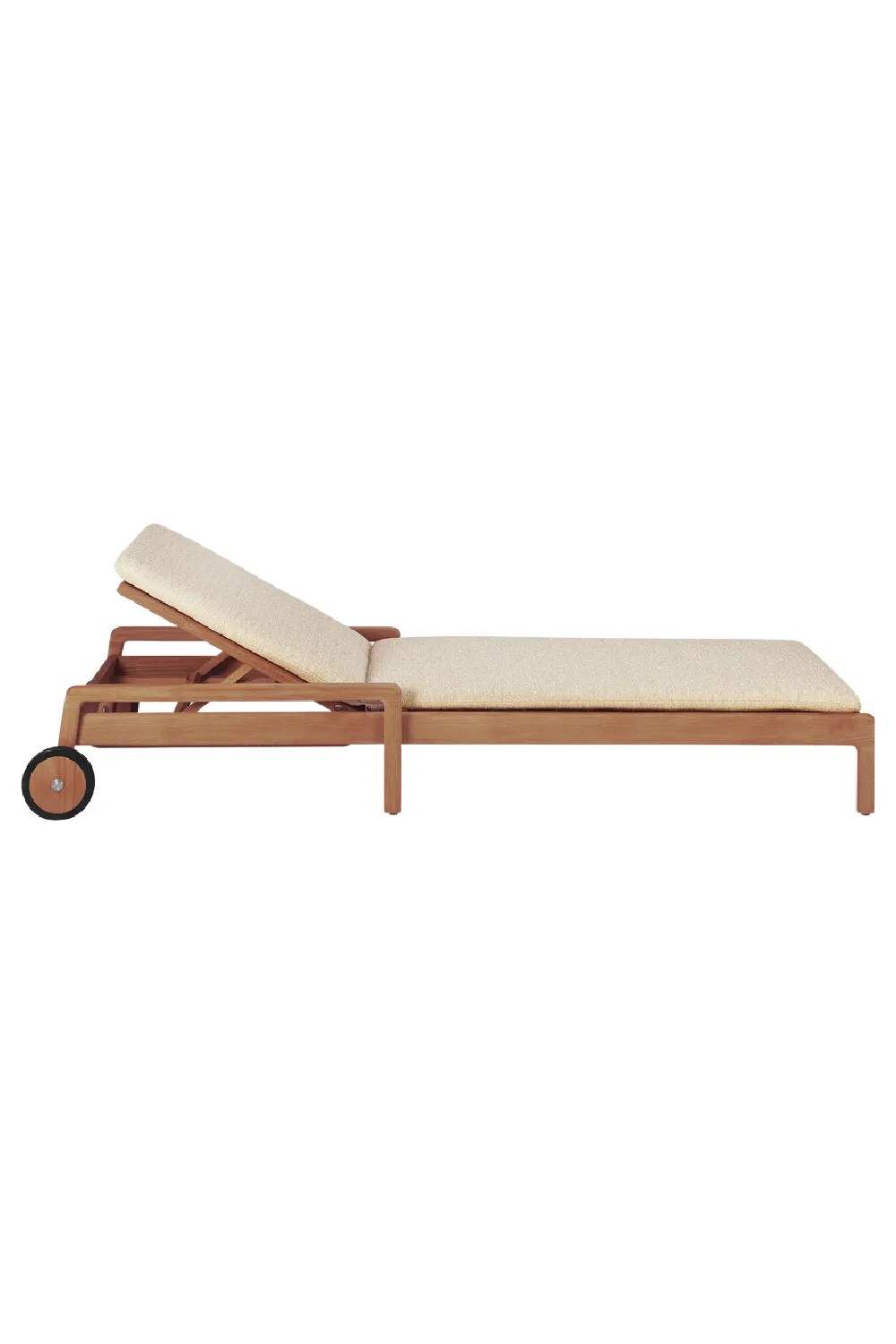 Cushioned Outdoor Adjustable Lounger | Ethnicraft Jack
