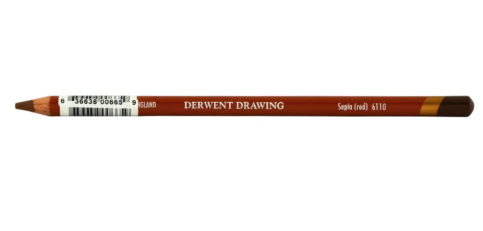 Derwent Drawing Pencil Sepia Red
