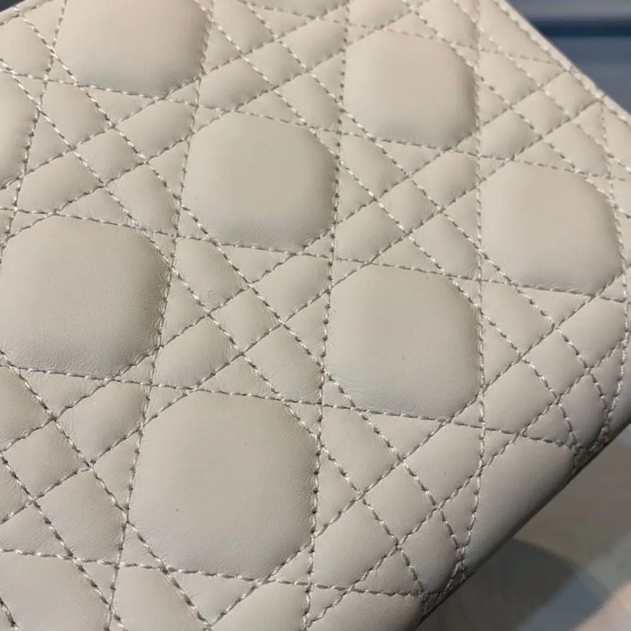 DI Mini Lady Bag Ivory For Women 6.5in/17cm CD M0505SLOI