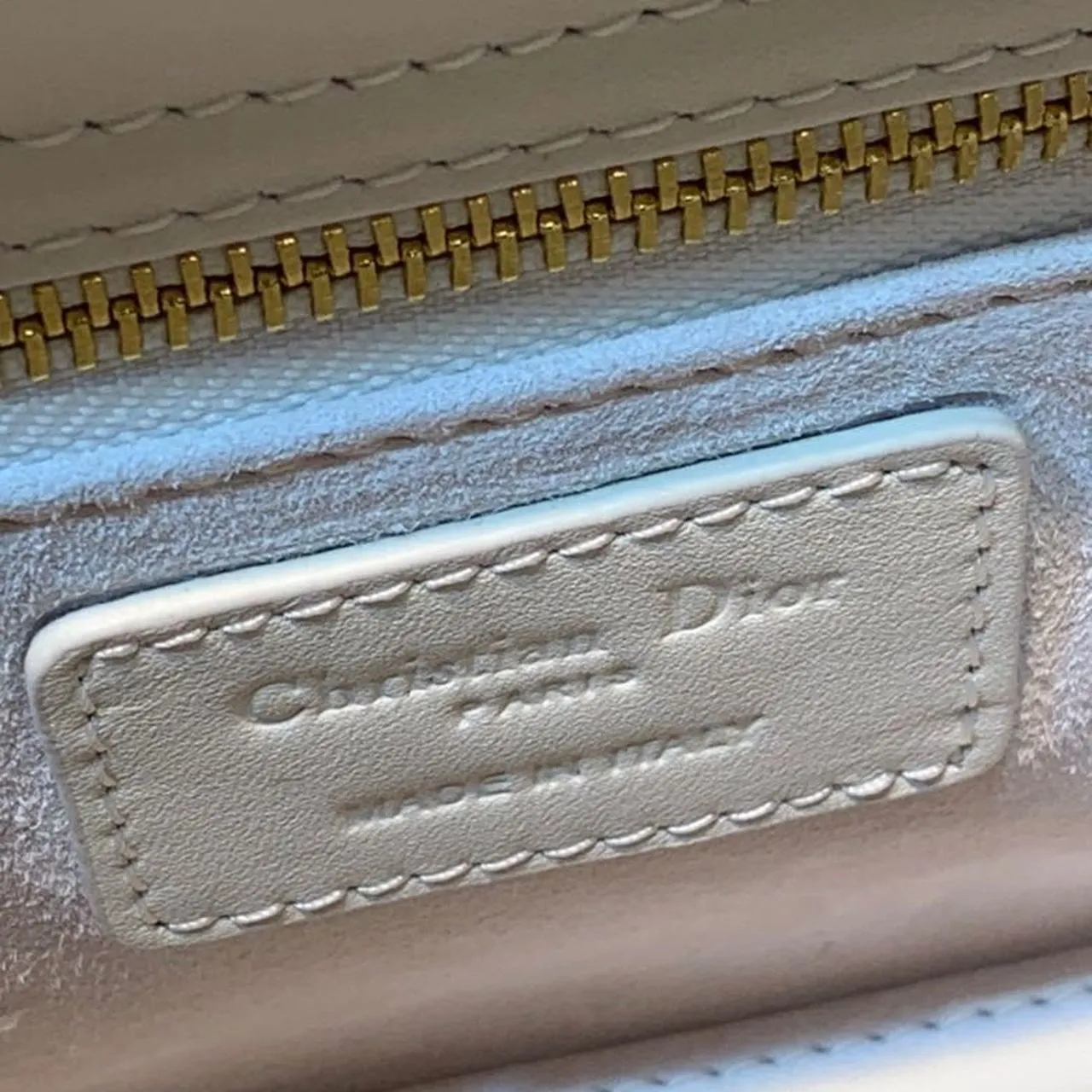 DI Mini Lady Bag Ivory For Women 6.5in/17cm CD M0505SLOI