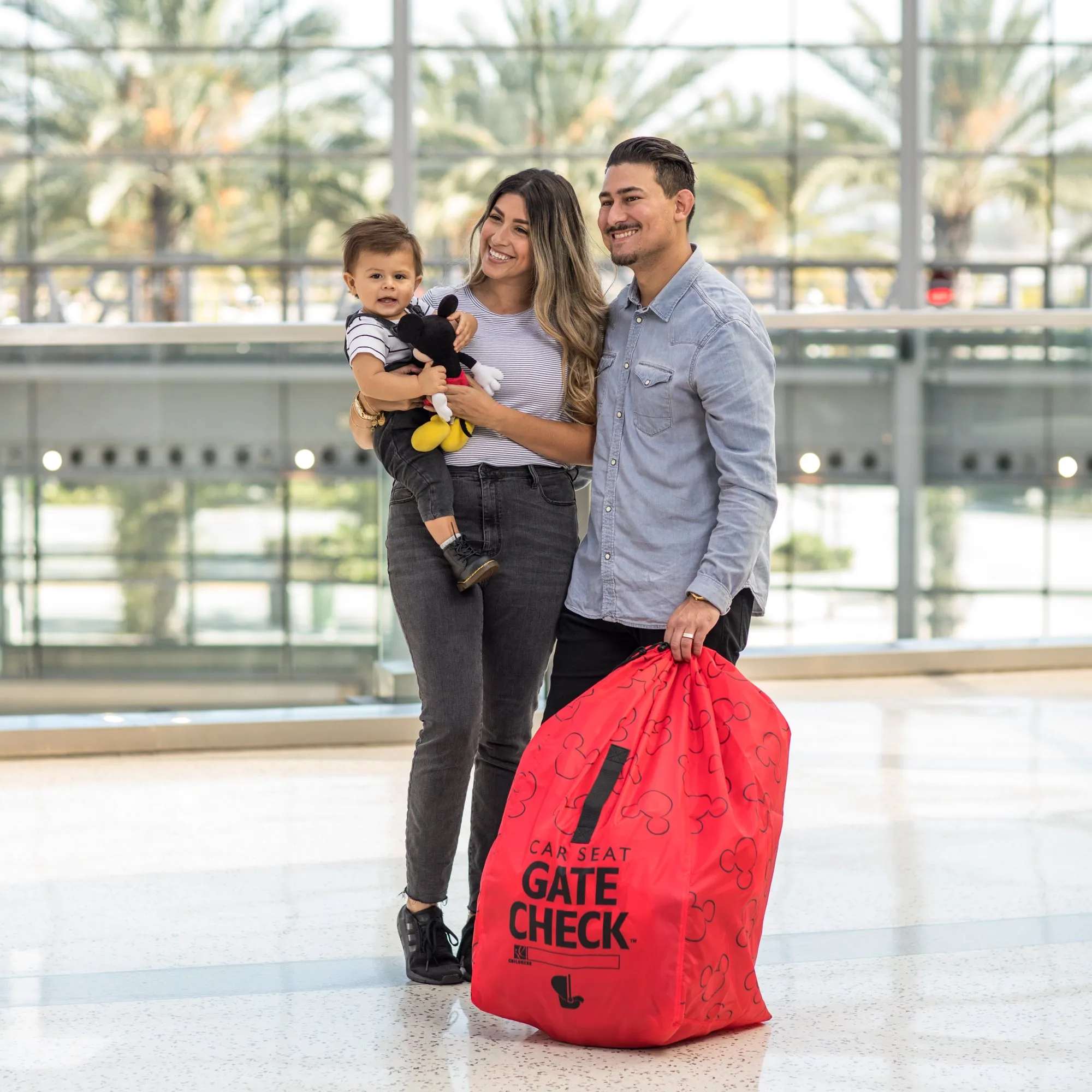 Disney Baby Gate Check Travel Bag for Car Seats