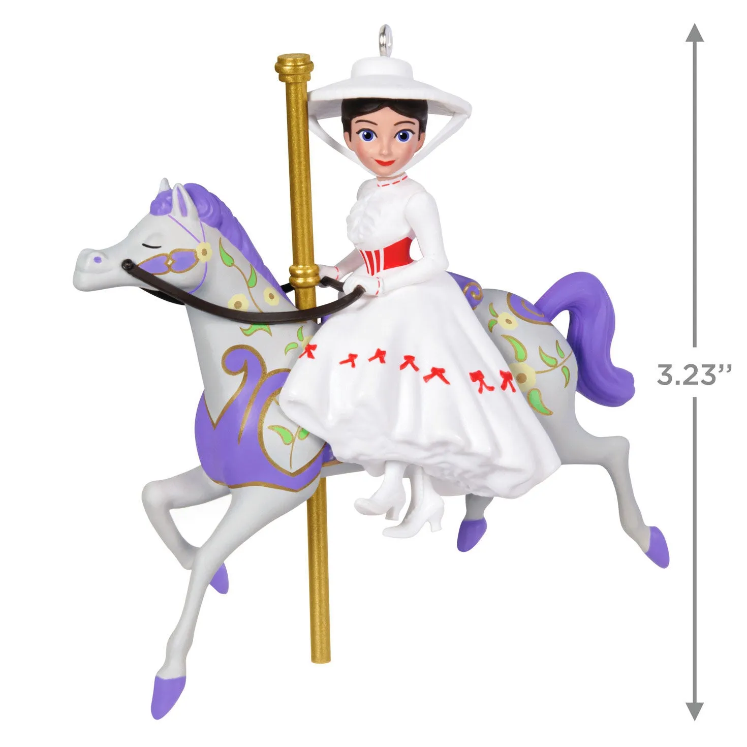 Disney Mary Poppins, 60th Anniversary A Practically Perfect Carousel Ride — 2024 Hallmark Keepsake Christmas Ornament