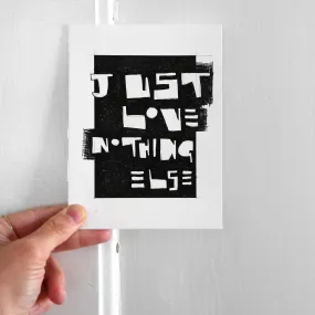 Drawing "JUST"