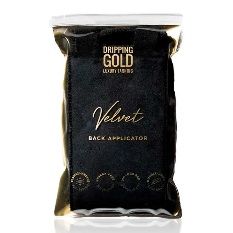 Dripping Gold Velvet Back Applicator