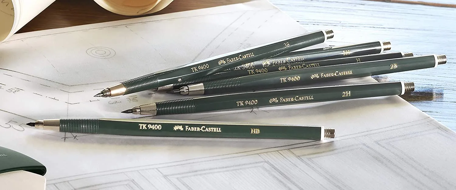 FABER-CASTELL TK9400 clutch pencil - HB Box of 10pc