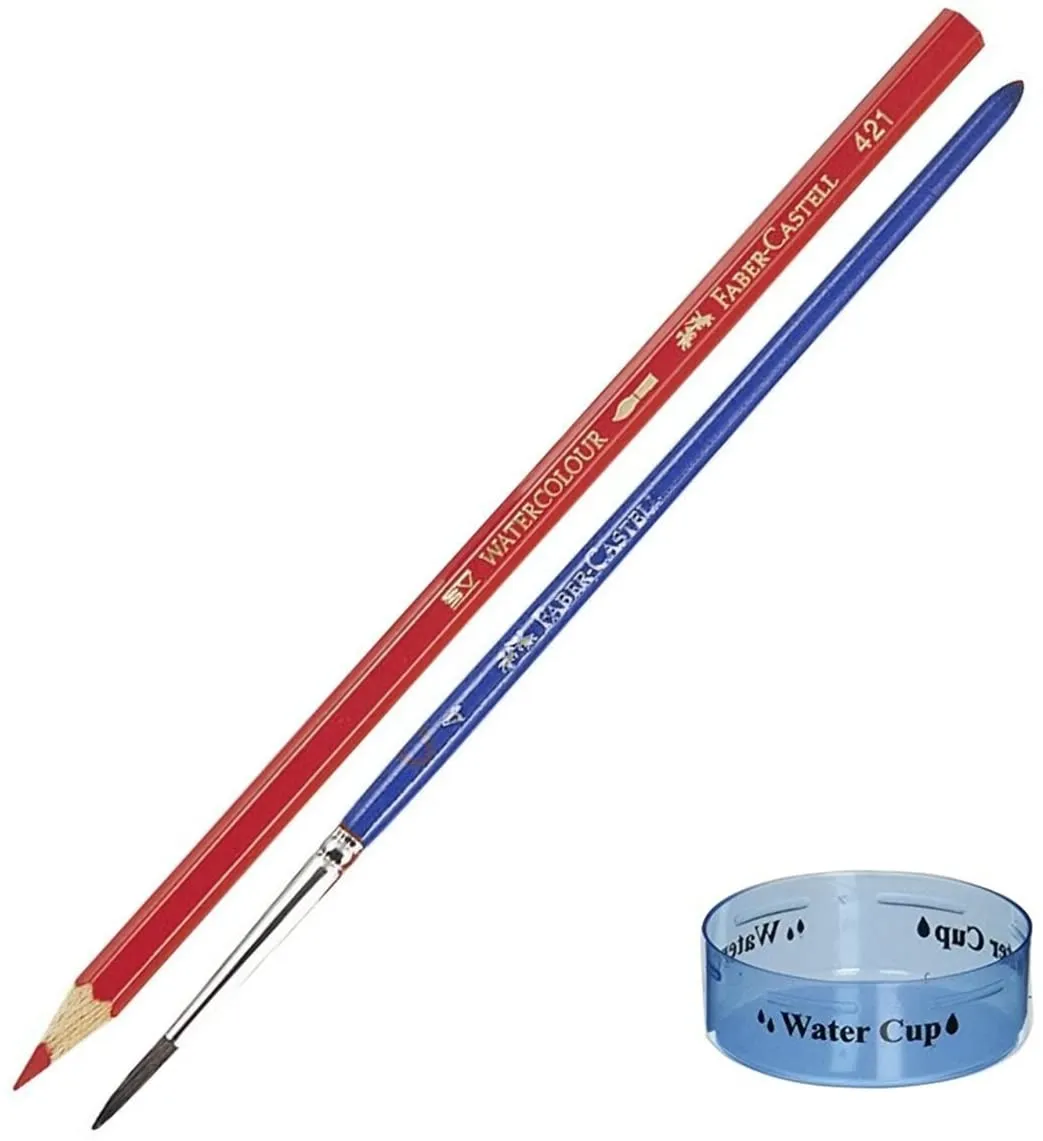 FABER-CASTELL WATER COLOUR PENCIL R/TIN 24 COLOUR