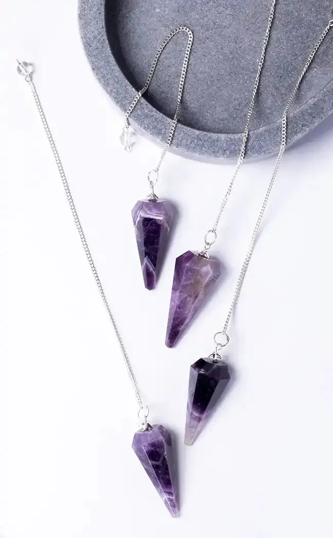 Faceted Pendulum | Amethyst