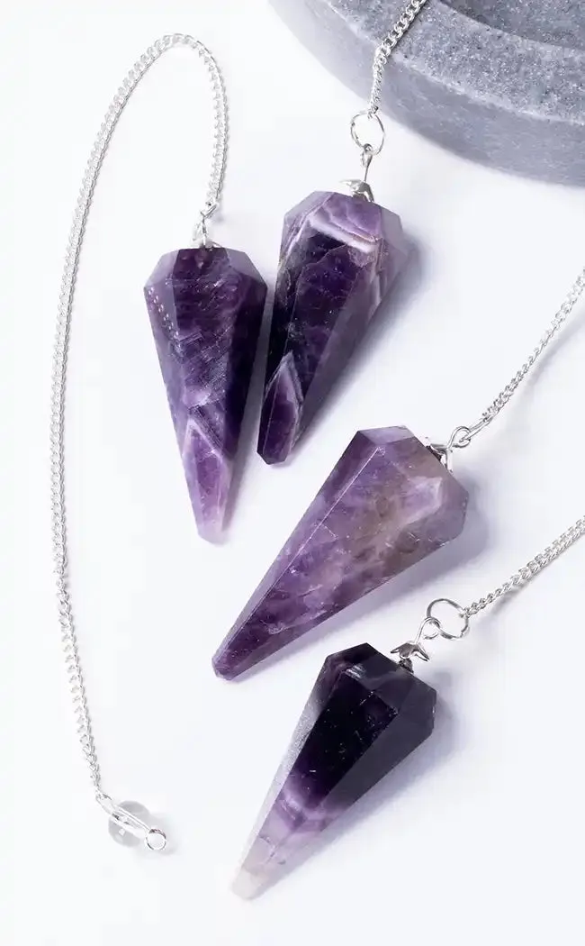 Faceted Pendulum | Amethyst