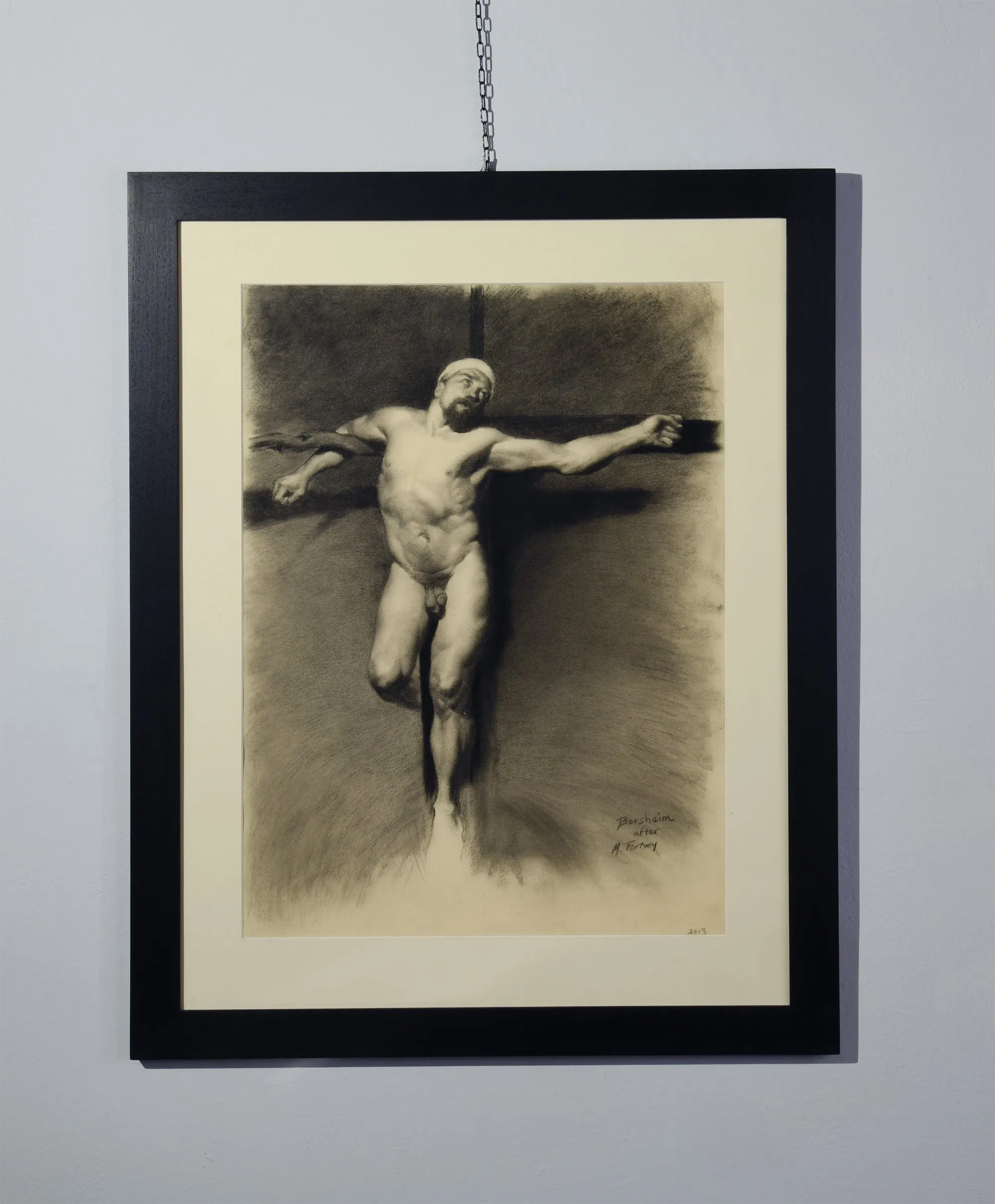Fortuny Master Copy Male Nude Crucifixion