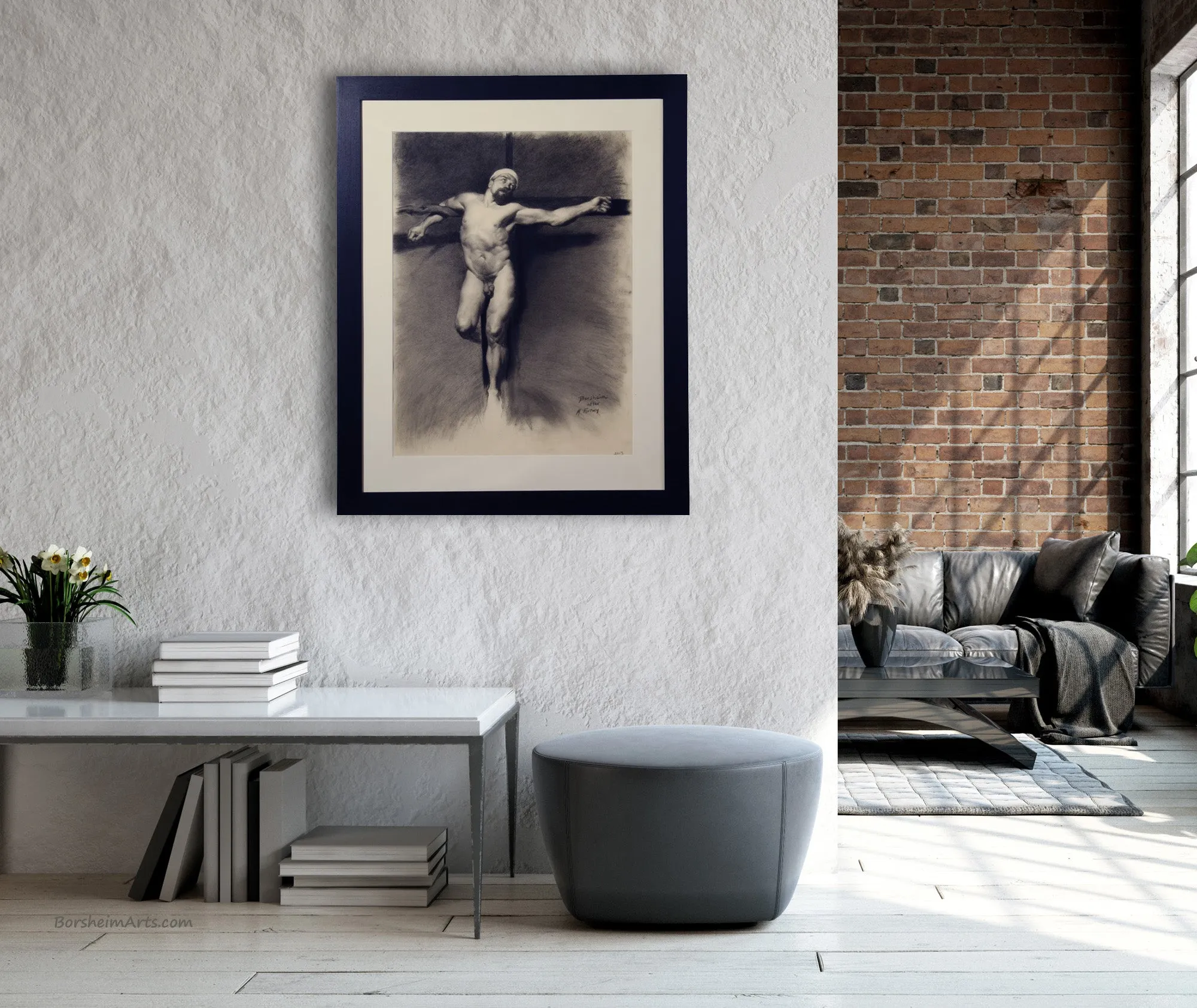 Fortuny Master Copy Male Nude Crucifixion