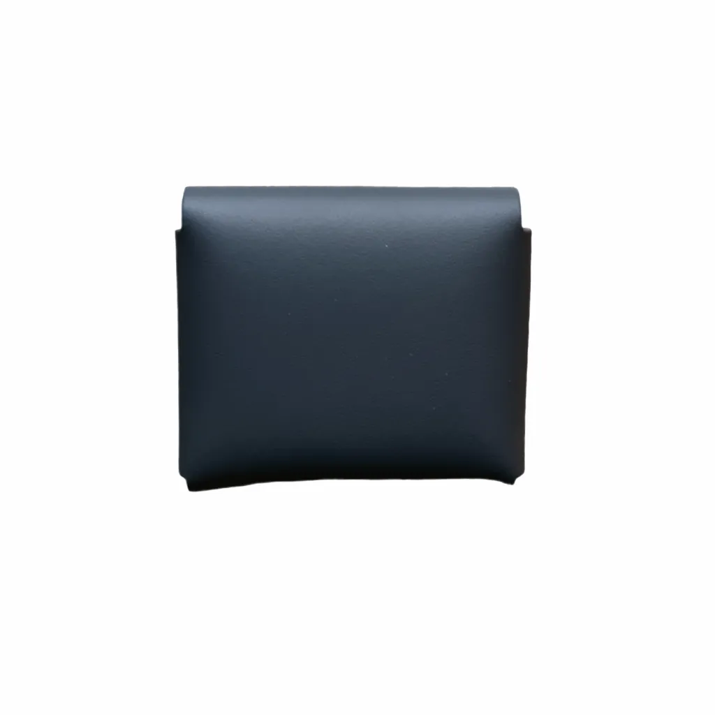 Handmade Leather Simple Coin Purse - Graphite