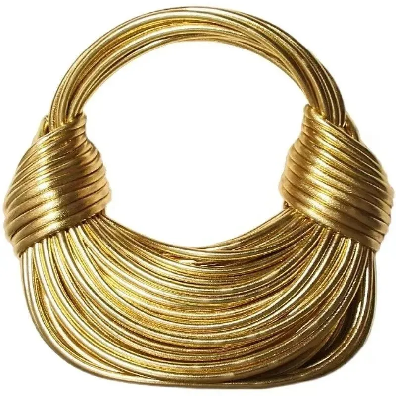 Handwoven Noodle Knotted Bag - Dimensional Handbag