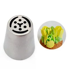 Large Russian Piping Tip - Three Petal Tulip