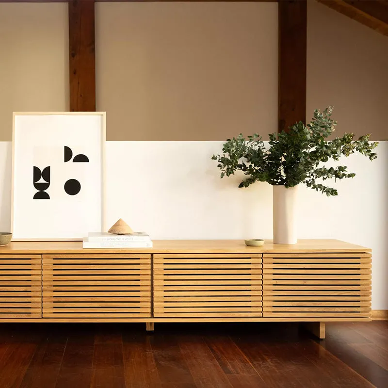 Linear Entertainment Unit 210cm - Oak