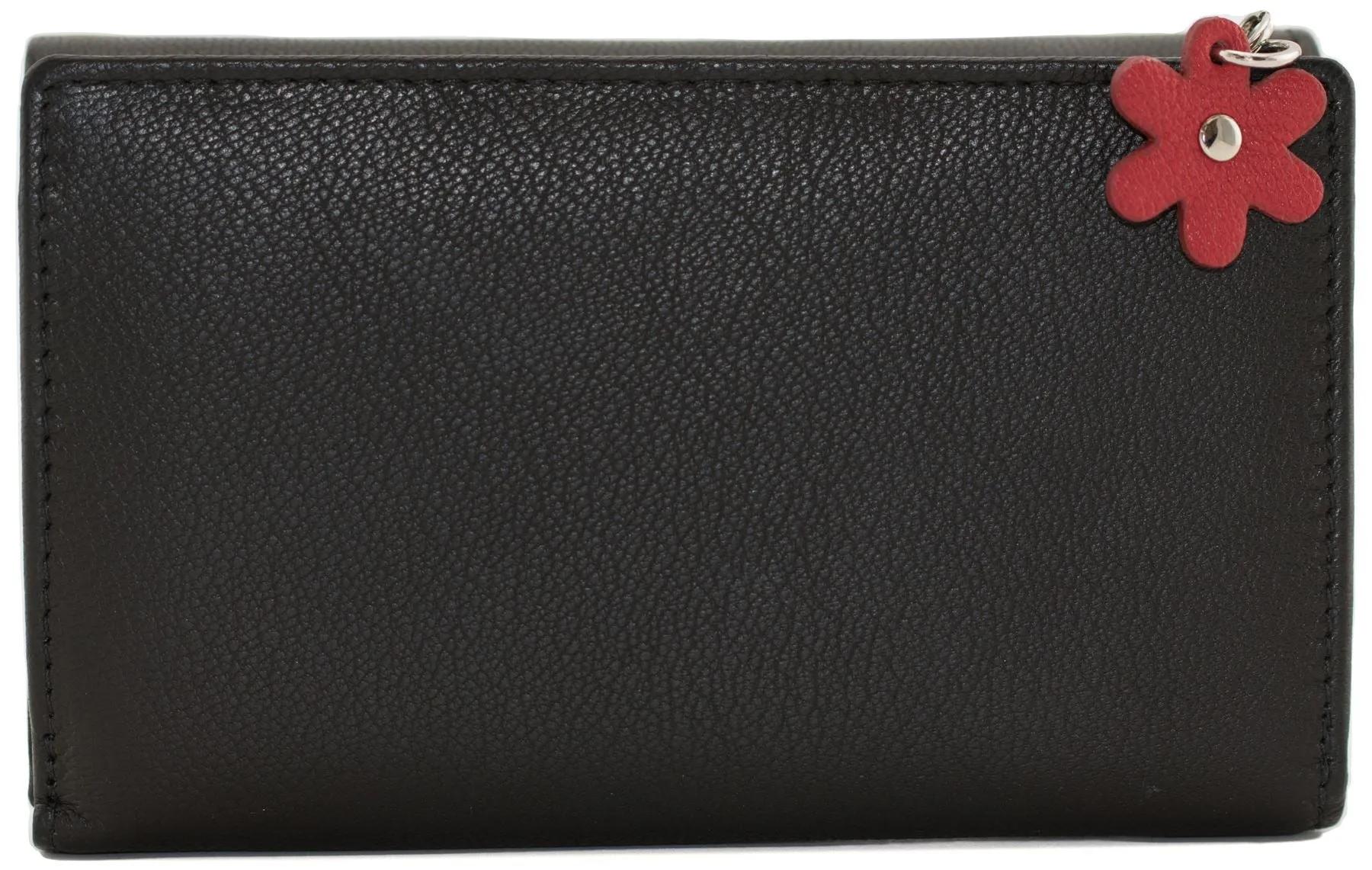 Mala Leather Poppy Collection Leather Tri Fold Purse RFID Blocking 3669_25