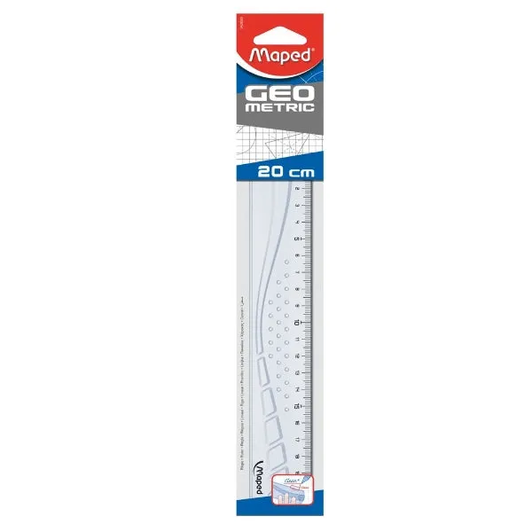 Maped Geometric Flat Ruler 30cm