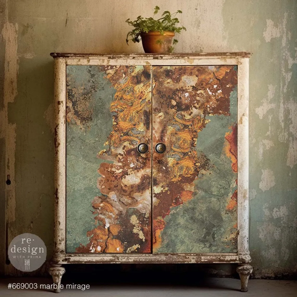 Marble Mirage A1 Decoupage Fiber